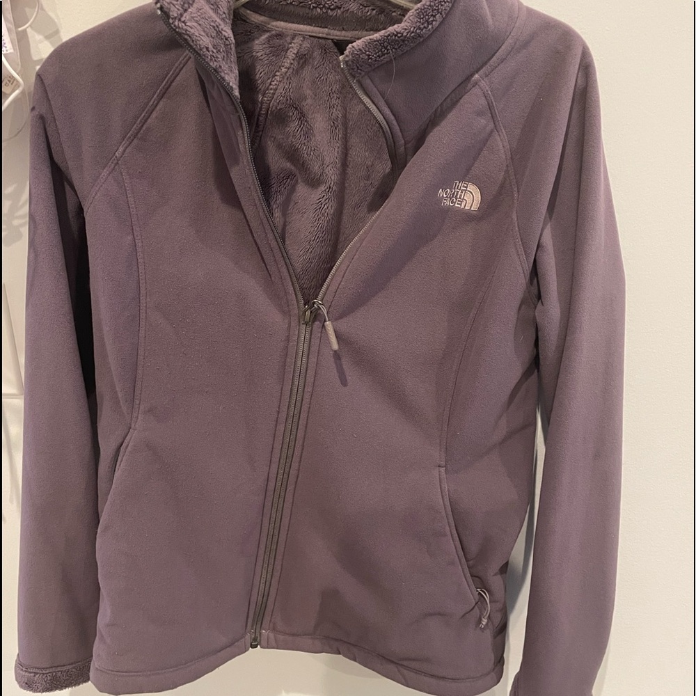 Grey north face jacket